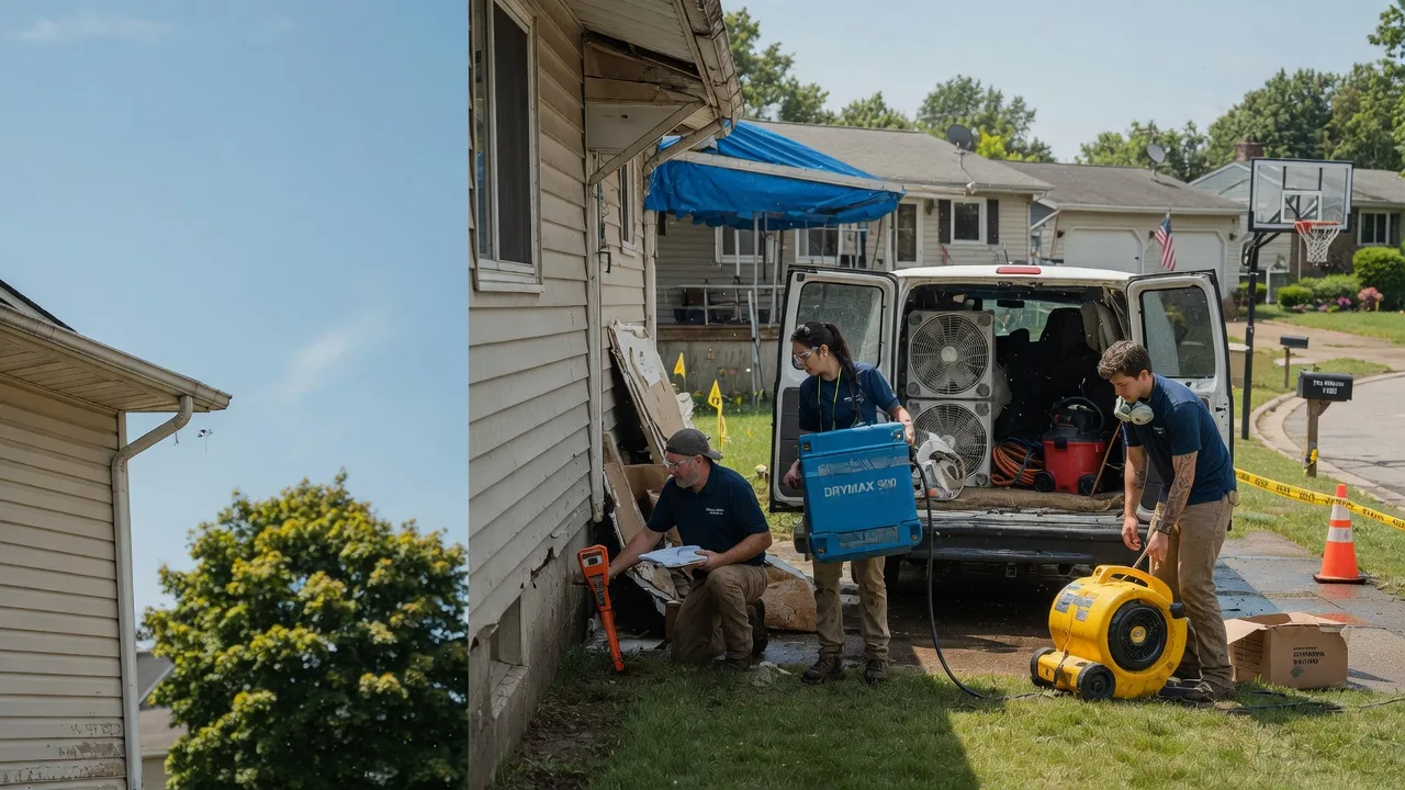 Ceiling Leak Cleanup in Salamonia, IN near me
